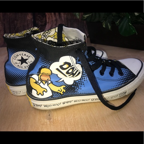RARE the simpsons high top chucks. Homer! Collectible - Picture 6 of 13